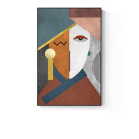 Tableau mural sur toile japonais abstrait, nature morte, imperméable, écologique, haute résolution, taille et design personnalisés, avec cadre