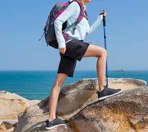 OEM Factory <strong>Women</strong> Hiking <strong>Cargo</strong> <strong>Shorts</strong> Quick Dry Athletic Camping Travel Golf <strong>Shorts</strong> with Zipper Pockets - Product Image 3