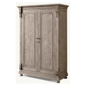 Luxury Modern Eco-Friendly Durable Living Room Furniture RH Furniture American Style Dresser Hand-carved Fluted Cornices Cabinet - Product Image 2