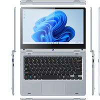 Nouvel ordinateur portable mini portable 11,6 pouces IPS Win11 Intel Core N4020 Prise US Clavier anglais Ordinateurs portables tactiles pour étudiants