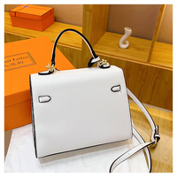 Tas Selempang Wanita Kulit PU, Tas Tangan Fashion Merk Klasik
