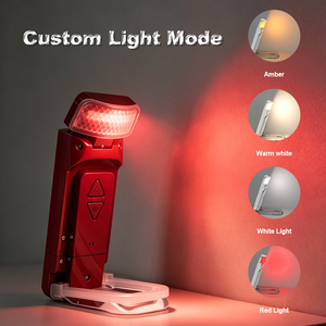 Lampe de lecture à clipser, lampe de lecture pour la protection des yeux, lampe de lecture cadeau, lampe de lecture à lumière rouge, lampe de lecture - Product Image 4