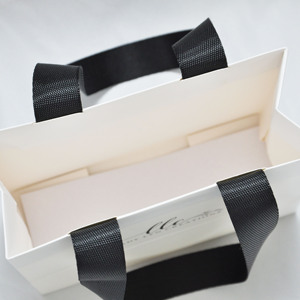 Bolsa de Papel de Regalo con Cinta, Mini, Portátil, para Joyería, Impresa Personalizada, de Cartón de Lujo, para Cosméticos - Product Image 6