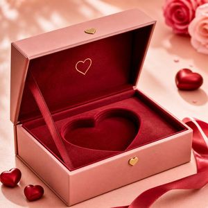 Boîte cadeau rigide de luxe avec fermeture magnétique, logo personnalisé, doublure en éponge, emballage en carton recyclable pour vêtements, chaussures, bougies - Product Image 2