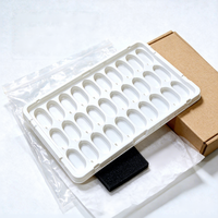 Plateau blister ESD moulé sur mesure en PET/PS pour emballage de pièces de circuits électroniques grand public