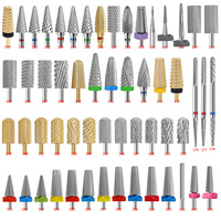 Tête de ponçage en acier au tungstène pour nail art, à double sens, à dents croisées, pour élimination rapide des peaux mortes, pour usage transfrontalier