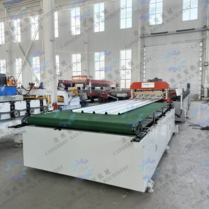 Metal Roof <b>Tile</b> Making Machine Roof <b>Sheet</b> Roll Forming Machine Roof Panel Forming Machine Color Steel Roof <b>Tile</b> Machine - Product Image 4