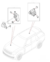 Bloc d'amortisseur arrière gauche et droit de bonne qualité pour Land Rover New Range Rover Sport L460 LR153323