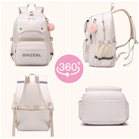Sac à dos léger pour ordinateur portable de voyage, avec poche pour bouteille d'eau, idéal pour les adolescentes, les étudiants et les collégiens