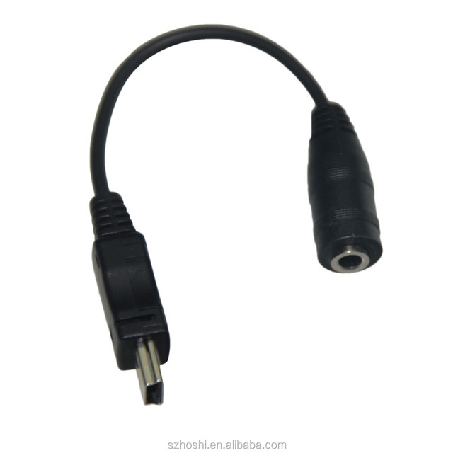 Hot Sale Mini USB Male to 3.5mm Jack Female Audio Cable Cord for Active Clip GOPROS Microphone Adapter for GoPro Hero 1 2 3 3+