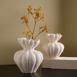<span class=keywords><strong>Jarrones</strong></span> de decoración de mesa mate con pintura de diseño 2024 para el hogar jarrón de cerámica moderno - Product Image 4