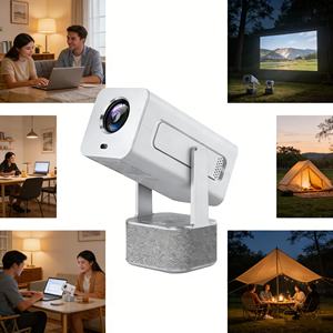 Projecteur Kingsway C360 personnalisable, noir et blanc en option, logo personnalisé, style tissu, <span class=keywords><strong>pour</strong></span> <span class=keywords><strong>les</strong></span> <span class=keywords><strong>jeunes</strong></span>, cinéma grand écran en plein air - Product Image 6