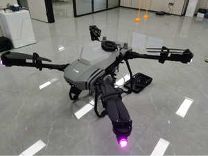 โดรนพ่นน้ำทำความสะอาดพร้อมไฟ LED ควบคุมการบิน สำหรับทำความสะอาดผนังอาคารสำนักงาน ผนังกระจก ผนังม่าน กำจัดคราบสกปรก ตะกรัน และสนิม แบบ 3 มิติ - Product Image 3