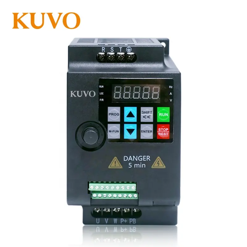 variable frequency drive converter 0.75kw 1.5kw 2.2kw 220v AC Light load vfd