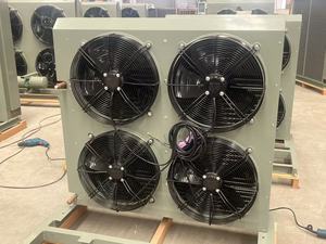 Condenseur de refroidisseur d'air de type H chambre froide de congélation avec matériau de cuivre réfrigérant R410A système de réfrigération de stockage à froid - Product Image 5