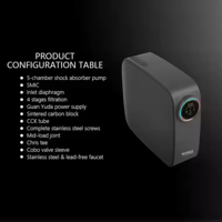 Machine à eau pure RO à TDS élevé OEM, filtre à eau par osmose inverse pour les maisons, les hôtels, système électrique à connexion rapide, fabriqué en plastique
