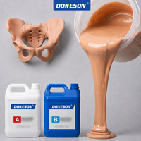Caoutchouc de silicone liquide à durcissement au platine à haute résistance à la déchirure pour la sculpture artistique et la fabrication de moules en résine pour l'artisanat de précision
