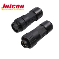 Connecteur de câble de batterie IP68 2 3 4 broches Prise étanche pour panneau solaire 4-6mmm^2 Câble solaire PV DC Prise