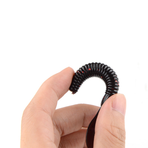 Señuelo de pesca de cola en T de 9 cm OEM, señuelo de gusano blando con cola roscada de PVC, cebo artificial para lubina, perca y pez mandarín. - Product Image 4