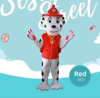 Accessoires de déguisement pour enfants : Casque et accessoires de marche en nylon pour costume de chien de patrouille de dessin animé, pour spectacle