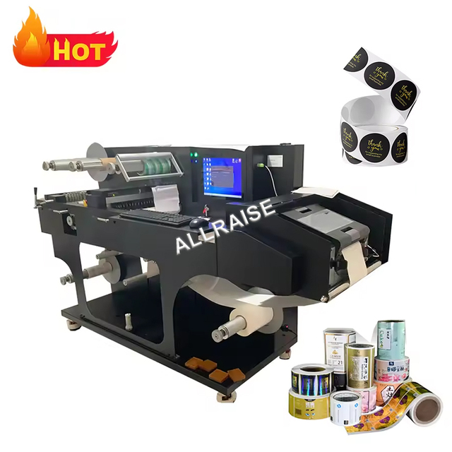 Digital Roll Label Printer Automatic Digital Label Die Cutter Rotary Label Die Cutting Machine