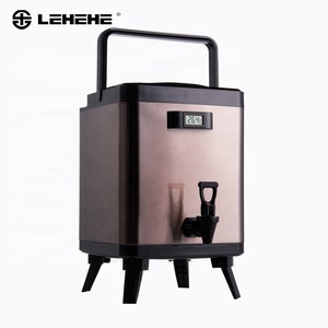 Distributeur de thé au lait isolé carré électrique usine-équipement de thé à bulles précis conservation de la chaleur baril de bière pour magasin de thé - Product Image 2