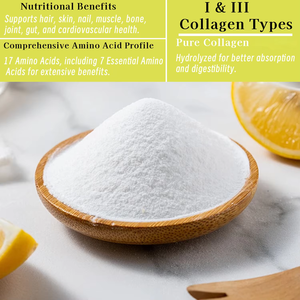 อาหารเสริมกรดอะมิโนแบบขายส่ง ช่วยรักษาความอ่อนเยาว์และส่งเสริมสุขภาพลำไส้ คอลลาเจนเปปไทด์แบบผง - Product Image 2
