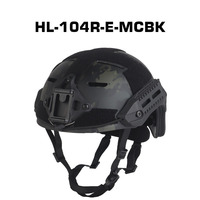 Casque tactique de sécurité haute résistance en ABS PA, entièrement réglable et à réglage rapide, modèle HL-104-E-MC, vente en gros par Shero Factory