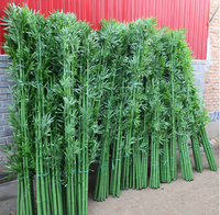 Bâtons de bambou synthétiques en Pvc, 1 mètre, plantes artificielles, arbre avec feuilles de bambou artificielles