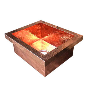 真鍮製バスルームシンク4面デザイン/シングルボウル真鍮長方形バス洗面台カスタマイズシンク - Product Image 3