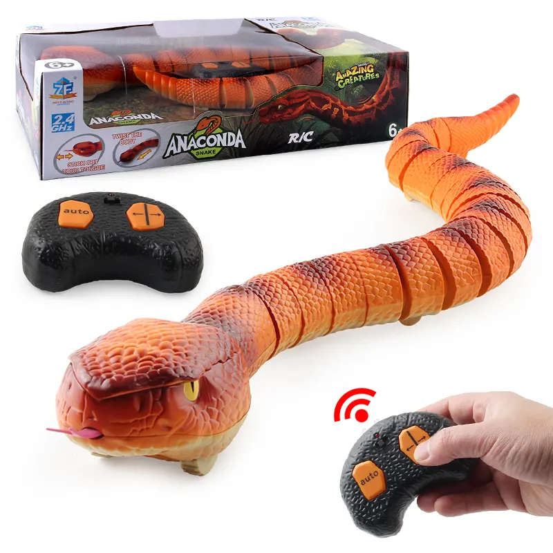 Plastica RC Snake 16 "simulazione sonagli IR telecomando a infrarossi serpenti realistici