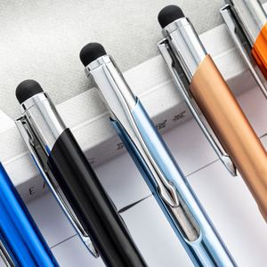 Custom Metal Stylus Ballpoint <b>Pen</b> with Logo Print - Click Action Promotional Touch Screen <b>Pen</b> - Product Image 2