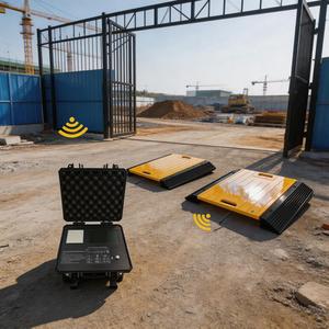 Báscula de Eje Inalámbrica de 15T para Camiones de Trabajo Pesado, Plataformas de Pesaje Portátiles con Soporte Multilingüe - Product Image 1