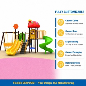 SageDelightRides Ensemble <span class=keywords><strong>de</strong></span> jeux <span class=keywords><strong>de</strong></span> loisirs OEM pour enfants, toboggan aquatique, balançoire et tunnel, en LLDPE rotomoulé et tubes en acier, pour parcs municipaux, vente en gros - Product Image 2