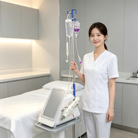 Appareil de soin du visage à jet d'oxygène GZ et machine de nettoyage en profondeur par bulles d'eau, injection d'oxygène, peeling par jet