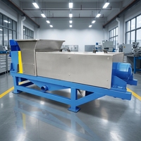 Hoge kwaliteit dubbele schroefpersmachine SS304 motor voor industriële voedselafvalverwerker fruit- en groentepers