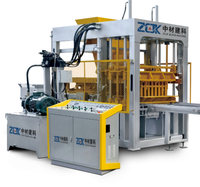Machine de fabrication de blocs de béton creux entièrement automatique avec moteur et pompe, production à basse tension et haute capacité