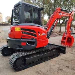 Excavadora Hidráulica Original Japonesa de 6 Toneladas Kubota KX163-5, Excavadora de Cadenas Kubota a Precio Económico - Product Image 2