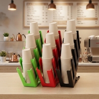Organisateur de buffet commercial multi-options avec porte-serviettes et porte-condiments pour hôtel, restaurant, traiteur
