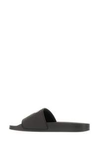 รองเท้าแตะยางสีดำลายนูนโลโก้ทำจากยางของ Angelsround 3D - Product Image 3