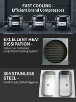 Mesin Es Krim Robot Futuristik Baru, Penjual Otomatis, Pembuat Yogurt Soft Serve, Bahan Stainless Steel, Layar Interaktif AI