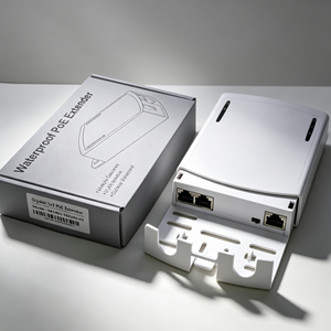 Outdoor Waterproof Gigabit PoE Extender 1 in 2 out 10/100/1000Mbps for <b>IP</b> <b>Camera</b> CCTV <b>System</b> PoE Repeater OEM/ODM Supported - Product Image 1