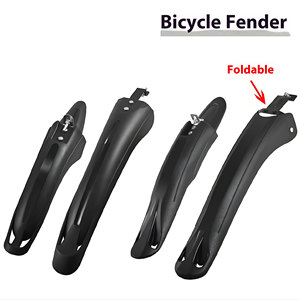 Conjunto de Para-lamas para Bicicleta 24-26" Ajustáveis, Guarda-lamas Flexíveis e Leves, Ecológicos, para <span class=keywords><strong>BMX</strong></span>, Instalação Rápida Dianteira e Traseira - Product Image 6