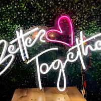 Letreros LED Acrílicos Personalizados con Logotipo de Neón, Luces LED Acrílicas con Clasificación IP33 para Decoración de Bodas, Bares y Fiestas