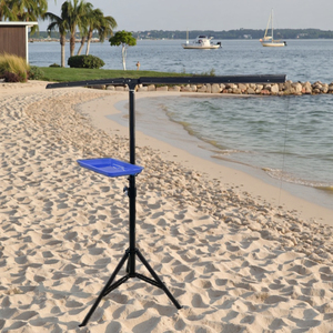 Soporte de suspensión de trípode de línea de pesca de aluminio ajustable Percha de playa Pica - Product Image 4