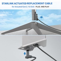 Câbles d'extension étanches satellites de remplacement pour routeur parabolique Starlink Gen 2 Type-C USB