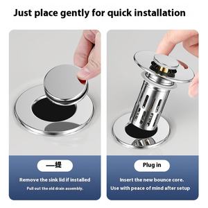 <span class=keywords><strong>Filtro</strong></span> a Molla per Lavabo a Pressione in Acciaio Inossidabile 304, Sostenibile e Moderno, per la Prosperità Domestica - Product Image 5