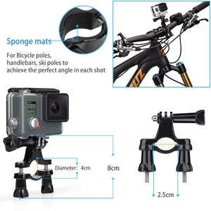 Tija <span class=keywords><strong>de</strong></span> sillín para manillar <span class=keywords><strong>de</strong></span> motocicleta, accesorios para cámara Gopro Hero - Product Image 4