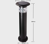 Lampe solaire murale LED extérieure ECOSOLAR ECO-PV-G005 avec batterie au lithium, indice de protection IP65, lumière du jour 6000K pour jardin