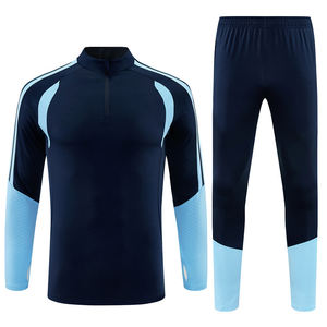 Uniformes de Fútbol Otoño Invierno, Conjunto Deportivo Transpirable con Media Cremallera y Manga Larga, Argentina 2026, para Clubes Europeos - Product Image 2